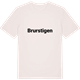 Vintage White t-shirt med Brurstigen fetstil t-shirt