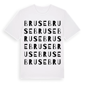 Bruse ordlek t-shirt – ekologisk bomull t-shirt från Pinshirt