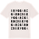 Vintage White t-shirt med Bryggaregården ordlek t-shirt
