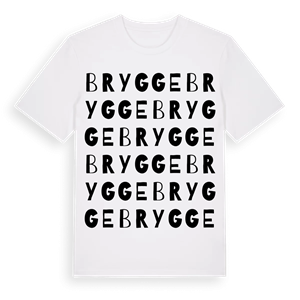 Brygge ordlek t-shirt – ekologisk bomull t-shirt från Pinshirt