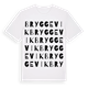 White t-shirt med Bryggevik ordlek t-shirt