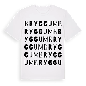 Bryggum ordlek t-shirt – ekologisk bomull t-shirt från Pinshirt