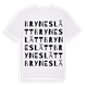 Bryneslätt ordlek t-shirt