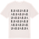 Vintage White t-shirt med Bua ordlek t-shirt