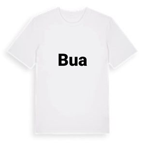 Bua fetstil t-shirt – ekologisk bomull t-shirt från Pinshirt