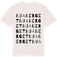 Vintage White t-shirt med Buaberget ordlek t-shirt