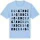 Blue Soul t-shirt med Buagärde ordlek t-shirt
