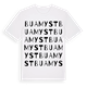 Buamyst ordlek t-shirt