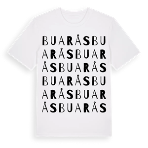 Buarås ordlek t-shirt – ekologisk bomull t-shirt från Pinshirt