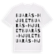 Buarås-Hjulet ordlek t-shirt