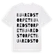 White t-shirt med Buaredstorpet ordlek t-shirt