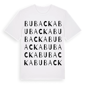 Bubacka ordlek t-shirt – ekologisk bomull t-shirt från Pinshirt