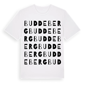 Buddeberg ordlek t-shirt – ekologisk bomull t-shirt från Pinshirt