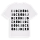 Buderöd ordlek t-shirt