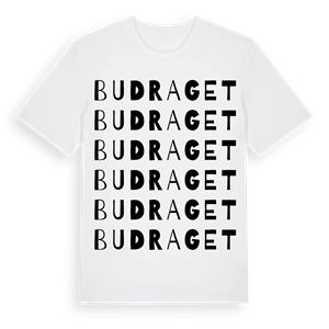 Budraget ordlek t-shirt – ekologisk bomull t-shirt från Pinshirt