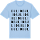 Blue Soul t-shirt med Bulid ordlek t-shirt