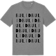 Mid Heather Gray t-shirt med Bulid ordlek t-shirt