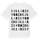 Bullarebygden ordlek t-shirt