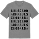 Mid Heather Gray t-shirt med Bulsebodarna ordlek t-shirt
