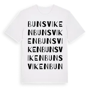 Bunsviken ordlek t-shirt – ekologisk bomull t-shirt från Pinshirt