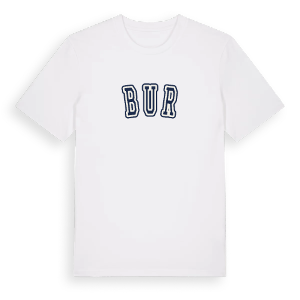 Bur college t-shirt – ekologisk bomull t-shirt från Pinshirt
