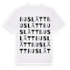 Buslätt ordlek t-shirt