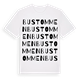 Bustommen ordlek t-shirt