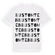 Bustomten ordlek t-shirt