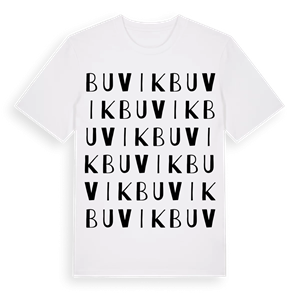 Buvik ordlek t-shirt – ekologisk bomull t-shirt från Pinshirt