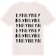 Vintage White t-shirt med Byn ordlek t-shirt