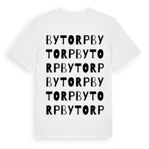 Bytorp ordlek t-shirt – ekologisk bomull t-shirt från Pinshirt