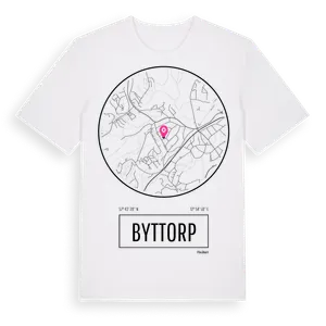 Byttorp t-shirt – ekologisk bomull t-shirt från Pinshirt