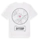 White t-shirt med Byttorp t-shirt