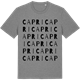 Mid Heather Gray t-shirt med Capri ordlek t-shirt