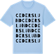Blue Soul t-shirt med Cederslund ordlek t-shirt
