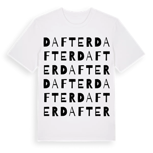 Dafter ordlek t-shirt – ekologisk bomull t-shirt från Pinshirt