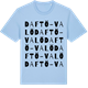 Blue Soul t-shirt med Daftö-Valö ordlek t-shirt