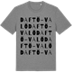 Mid Heather Gray t-shirt med Daftö-Valö ordlek t-shirt