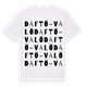 Daftö-Valö ordlek t-shirt