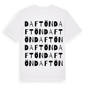Daftön ordlek t-shirt – ekologisk bomull t-shirt från Pinshirt