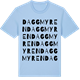 Blue Soul t-shirt med Daggmyren ordlek t-shirt