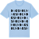 Blue Soul t-shirt med Dagsholm ordlek t-shirt