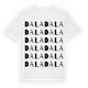 Dala ordlek t-shirt
