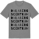 Mid Heather Gray t-shirt med Dalabergs centrum ordlek t-shirt