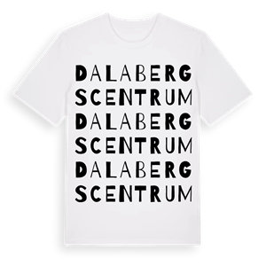Dalabergs centrum ordlek t-shirt – ekologisk bomull t-shirt från Pinshirt