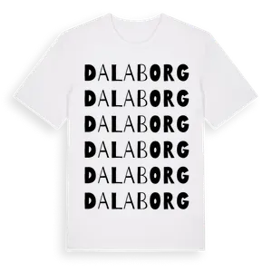 Dalaborg ordlek t-shirt – ekologisk bomull t-shirt från Pinshirt
