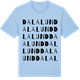 Blue Soul t-shirt med Dalalund ordlek t-shirt