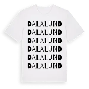 Dalalund ordlek t-shirt – ekologisk bomull t-shirt från Pinshirt