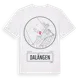 White t-shirt med Dalängen t-shirt