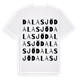 Dalasjö ordlek t-shirt